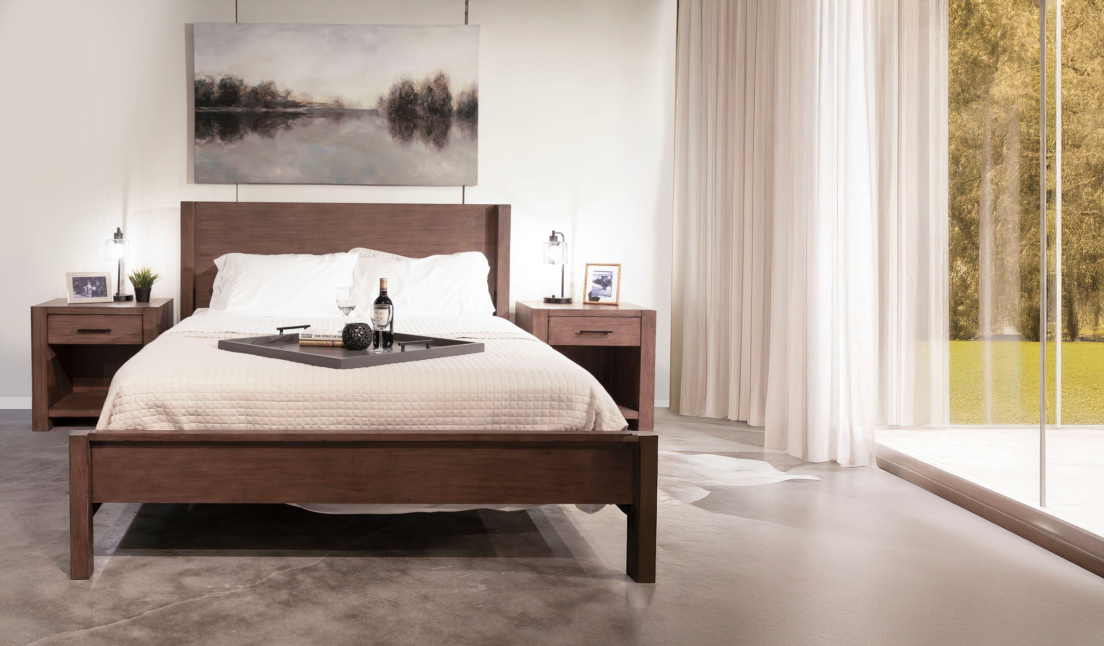 Sunny Designs Kjirsten Kjirsten Modern Shelter Eastern King Bed