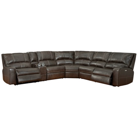 6-Piece Power Reclining Sectional Sofa