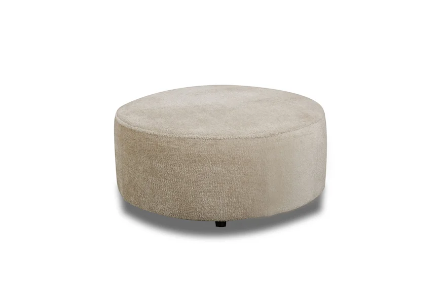 1125 St. Charles Round Ottoman by Behold Home at Furniture and More