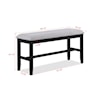 Crown Mark Buford Counter Height Bench