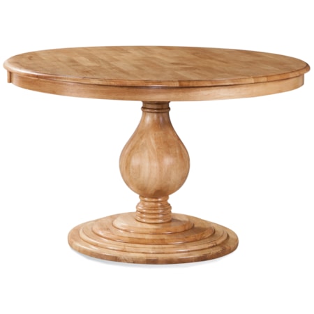 48" Round Pedestal Dining Table