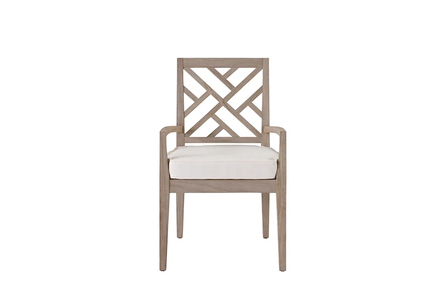 Coastal Living Outdoor Outdoor La Jolla Dining Arm Chair  by Universal at Esprit Decor Home Furnishings