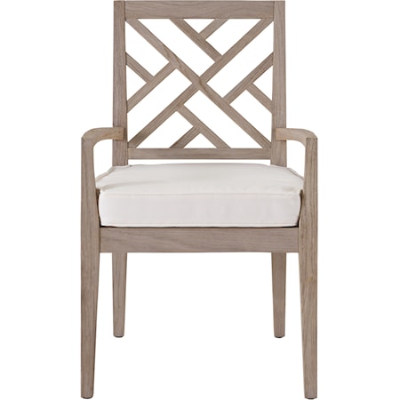 Coastal Outdoor Living Dining Arm Chair