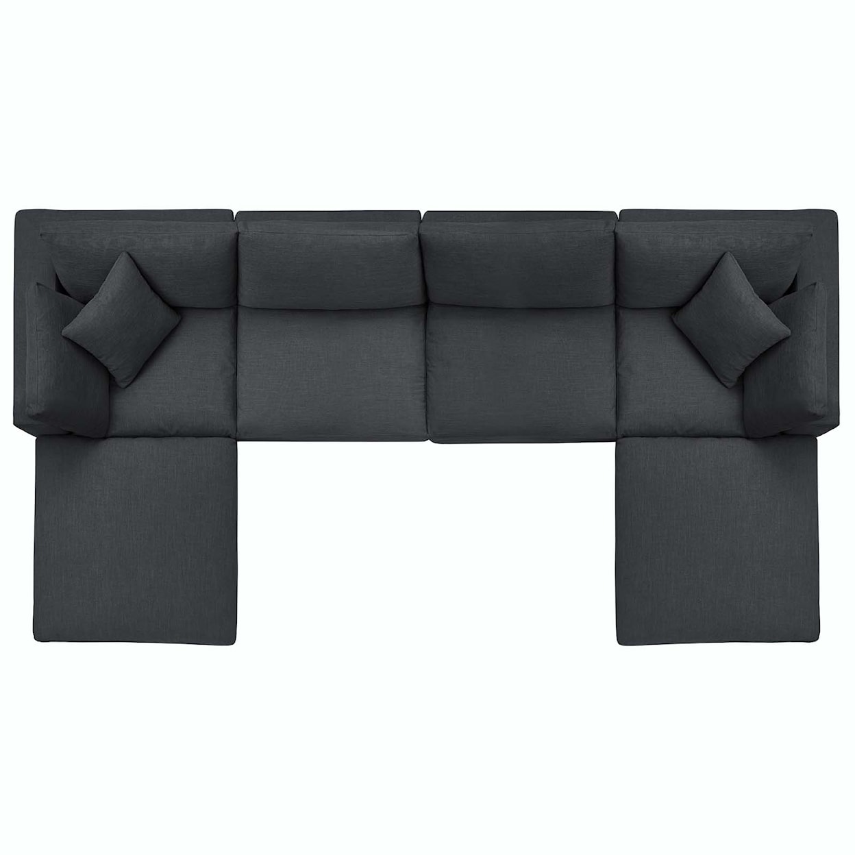 Modway Commix 6 Piece Sectional Sofa Set