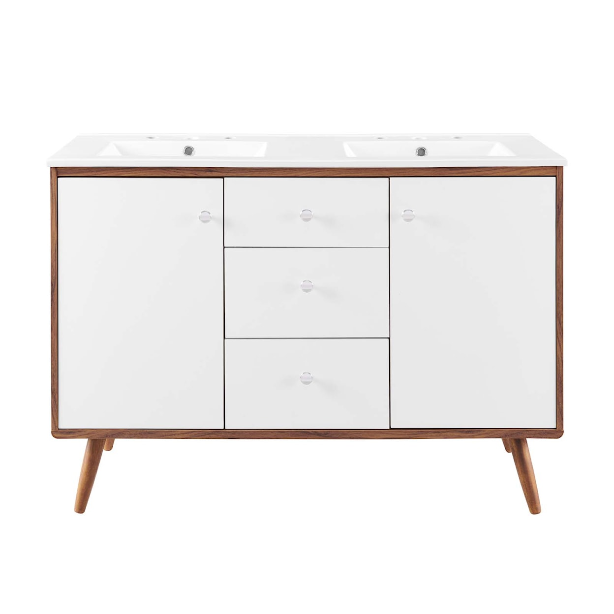 Modway Transmit 48" Double Sink Bathroom Vanity