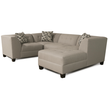 4-Piece Sectional Sofa