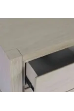 Jofran Brownstone Contemporary 2-Drawer Nightstand with USB-C Port