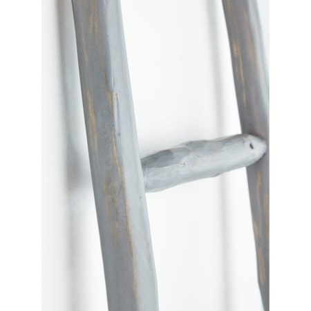 August Gray Blanket Ladder