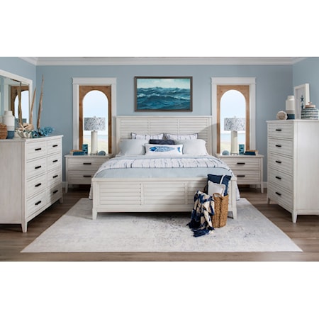 Dresser and Mirror Set