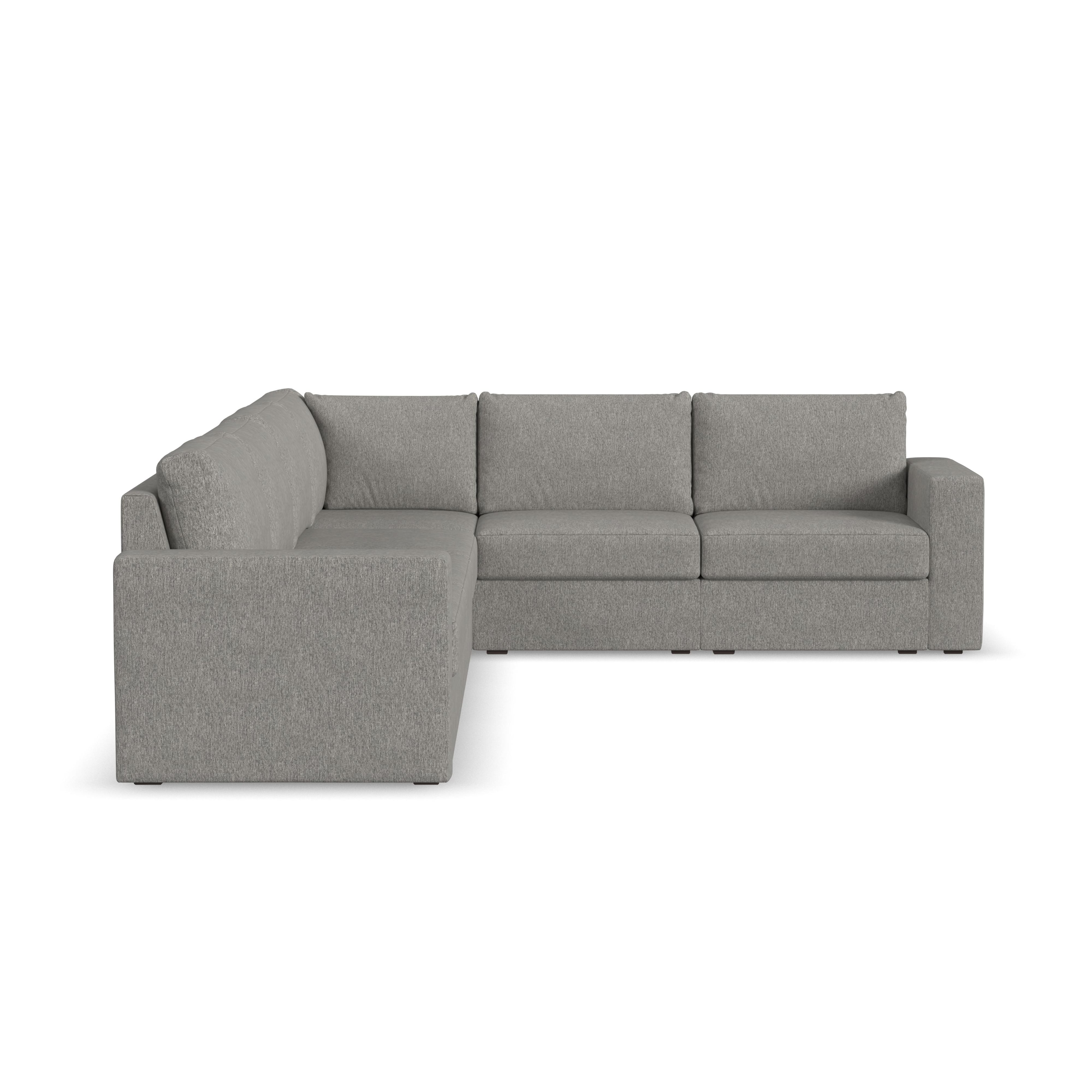 Flexsteel Flex Standard-Arm 6-Seat Sectional Sofa