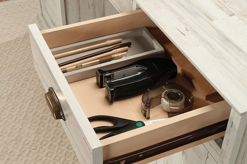 Sauder Barrister Lane Double Pedestal Executive Desk