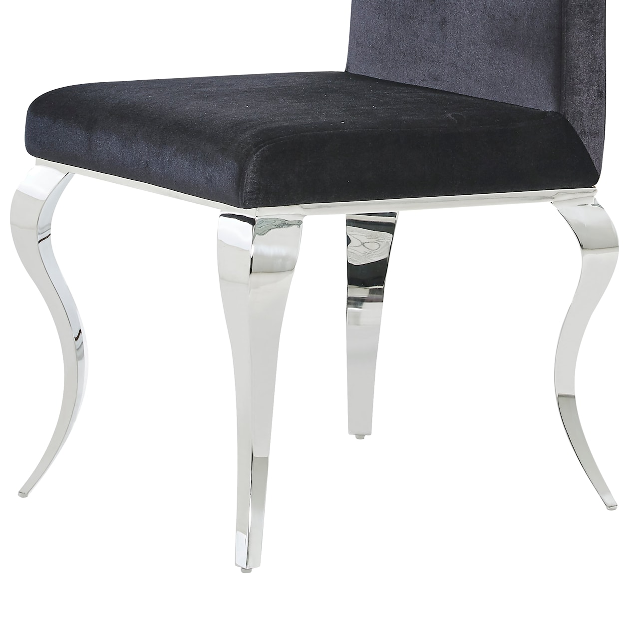 Global Furniture D858 Velvet Dining Chair