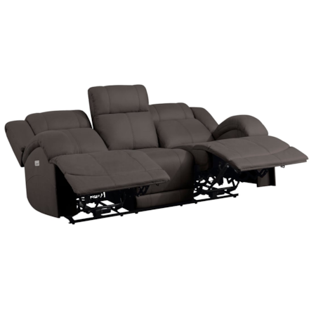 Dual Power Reclining Sofa