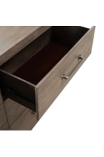 Liberty Furniture South Bend Contemporary 6-Drawer Dresser with Felt-Lined and Cedar-Lined Drawers