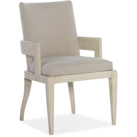 Contemporary Upholstered Arm Chair