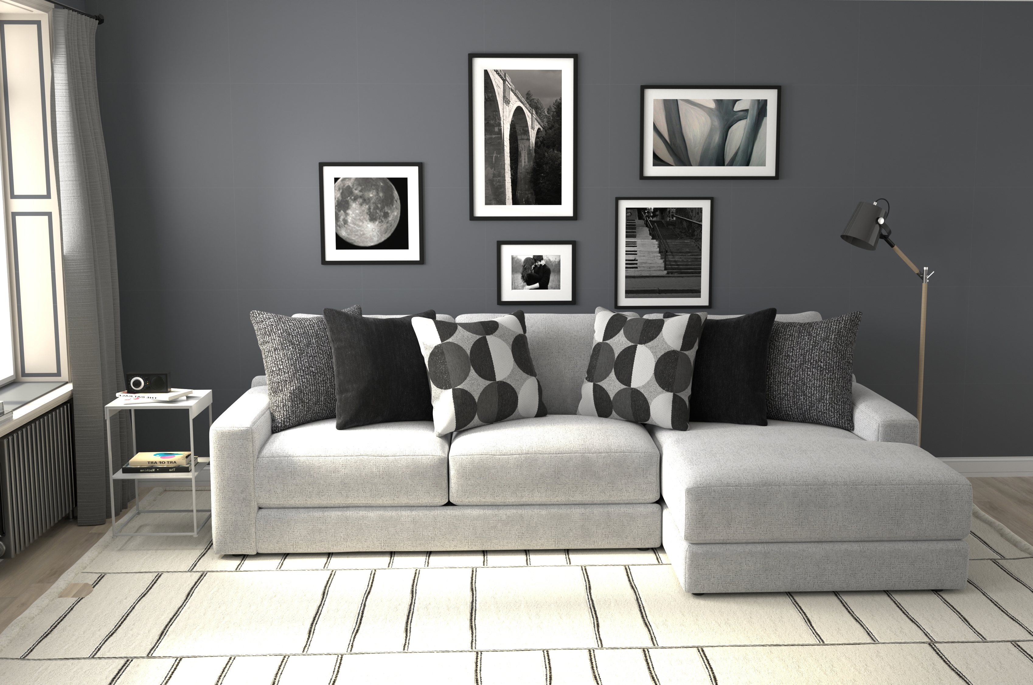 Jackson Furniture Arlo 2-Piece Sectional Sofa with Chaise