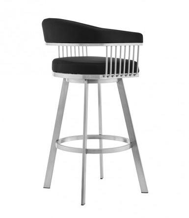 Armen Living Chelsea Swivel Bar Stool