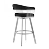 Armen Living Chelsea Swivel Bar Stool