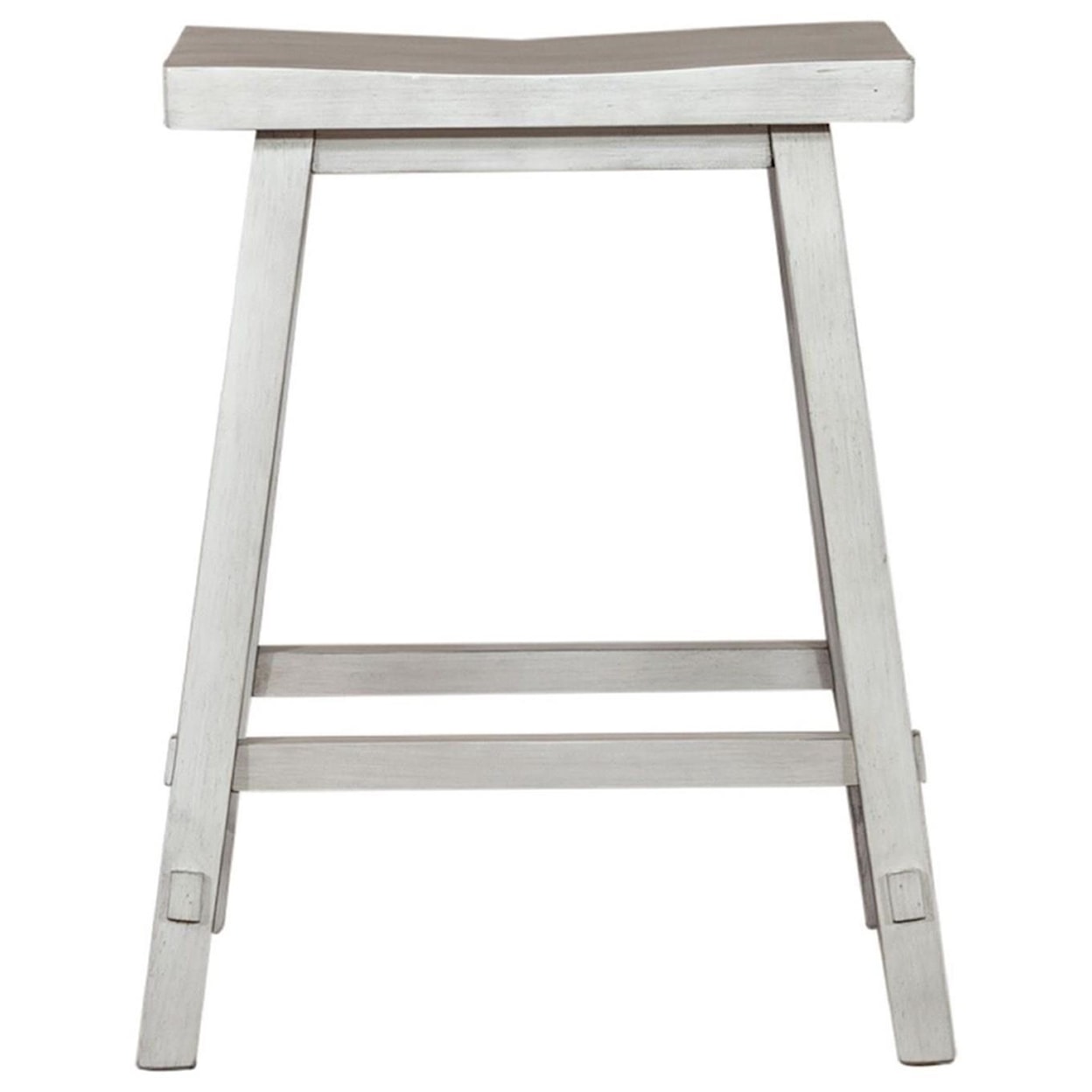 Liberty Furniture Creations II 24 Inch Sawhorse Counter Height Stool