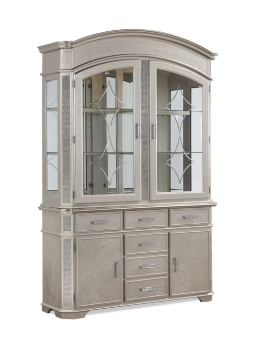 Glam Buffet & Hutch Set