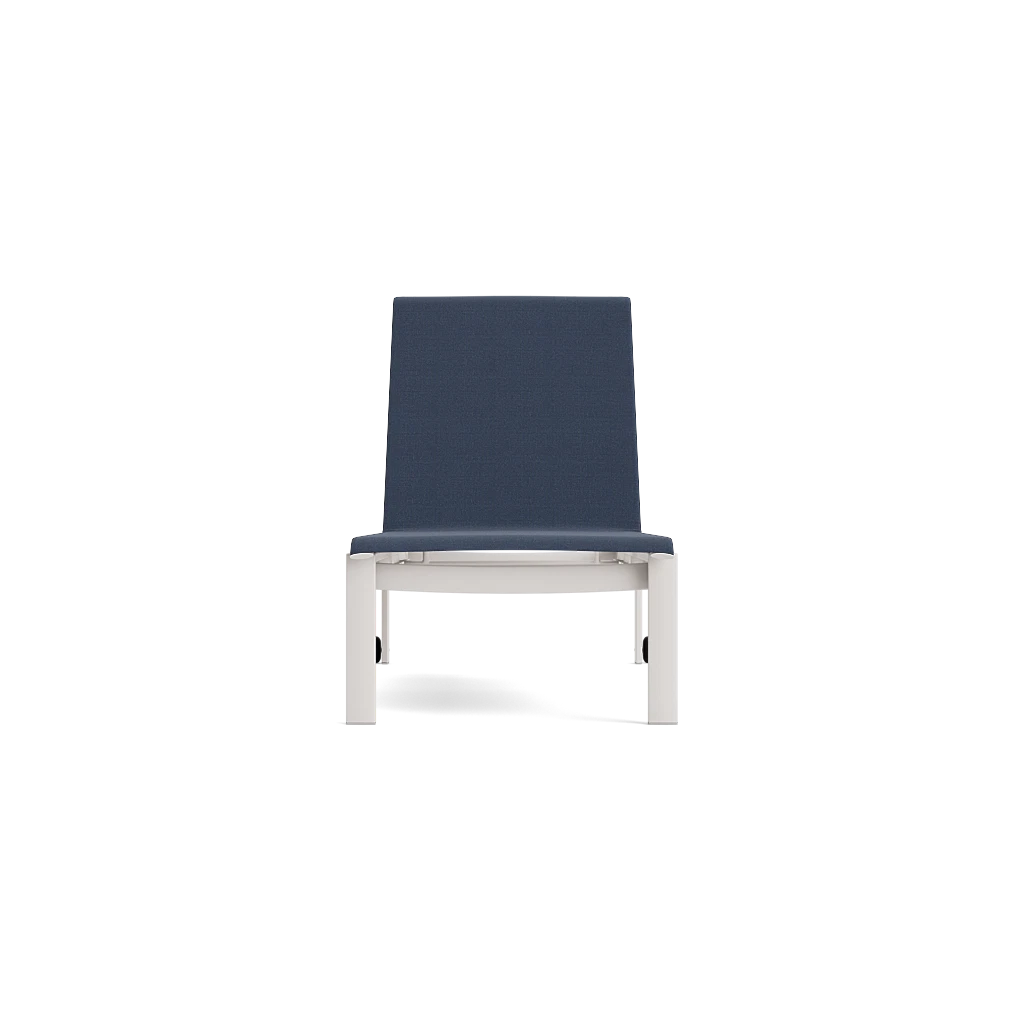 Modern Adj. Stacking Chaise Lounge w/Wheels