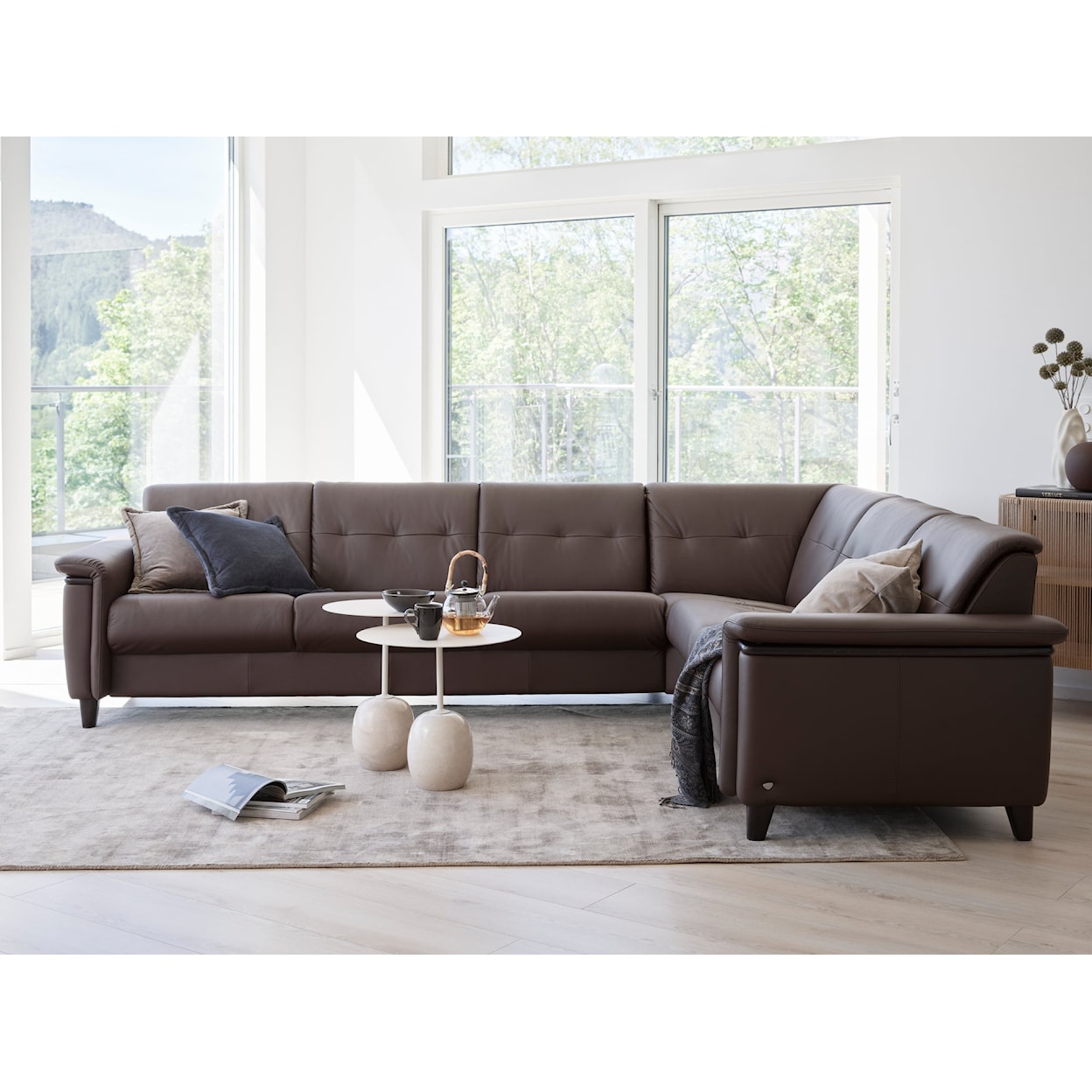Stressless by Ekornes Flora 5-Seat Sectional