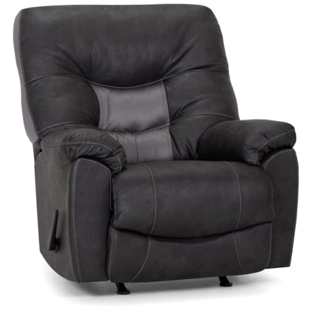 CHARCOAL TWO TONE POWER RECLINER |