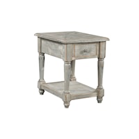 Relaxed Vintage Chairside Table