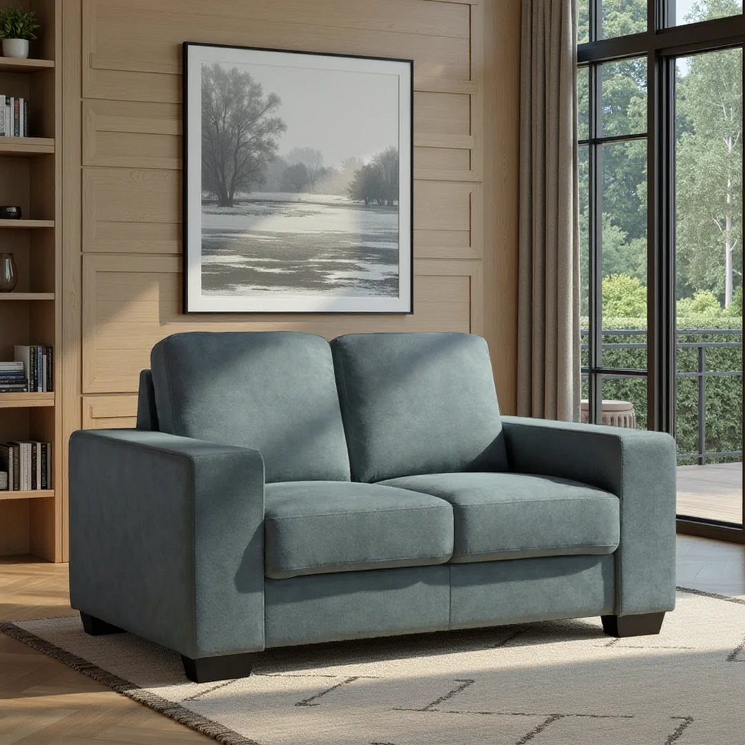 Armen Living Yvonne Track-Arm Loveseat