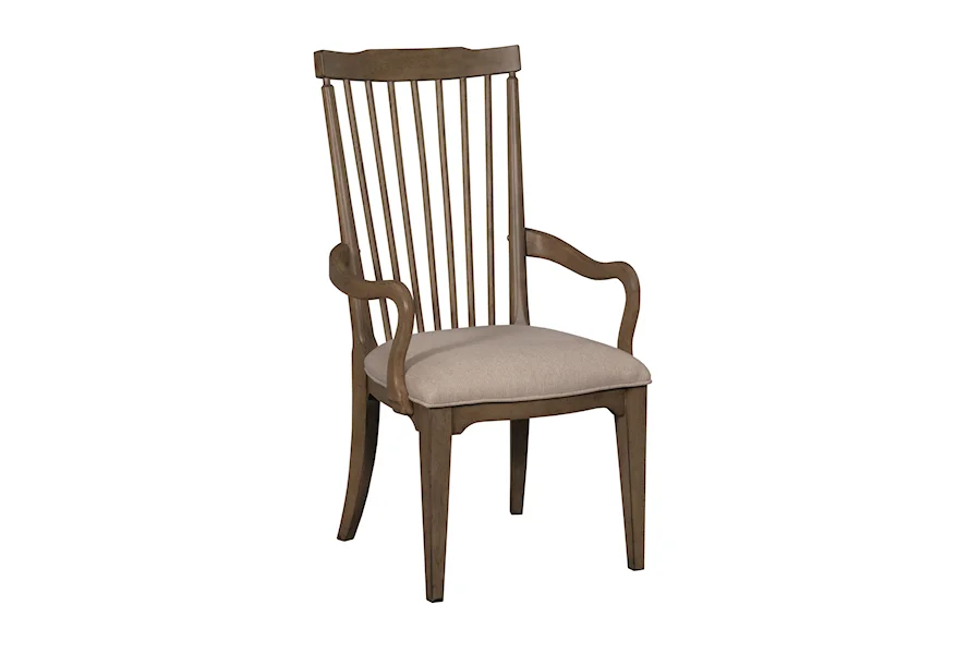 Carmine Vincent Spindle Back Arm Chair by American Drew at Stoney Creek Furniture 