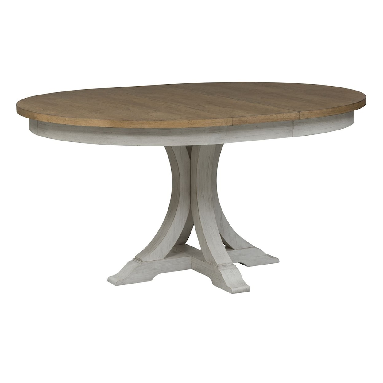 Liberty Furniture Farmhouse Reimagined 5-Piece Pedestal Table Set