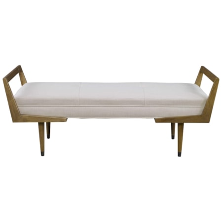 Waylon Modern Ivory Bench