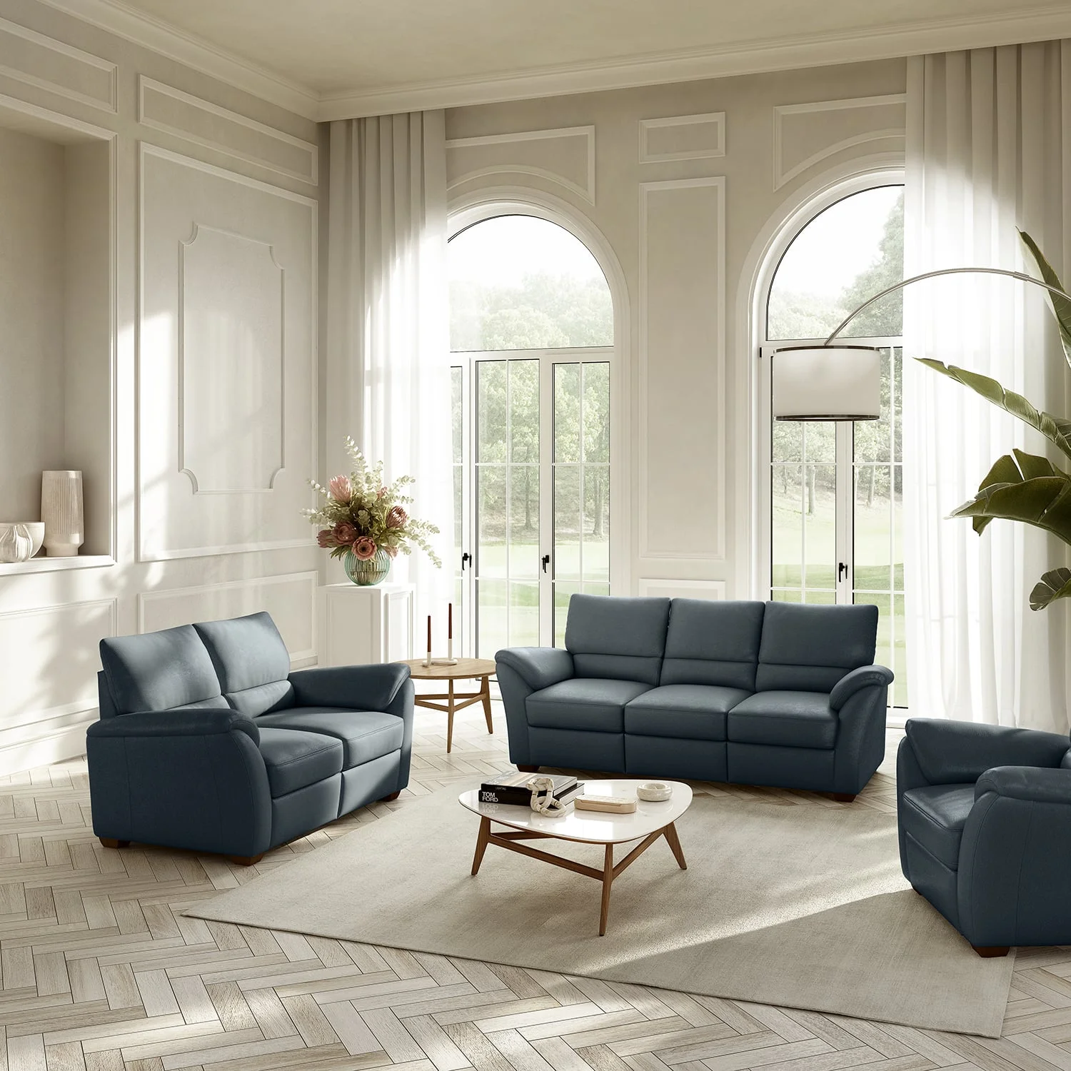 Natuzzi Editions Donato B693-154x1+B693-193x1+B693-155x1 Contemporary ...