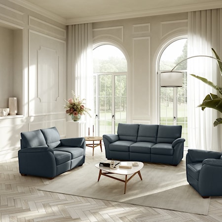 Sofa, Loveseat, and Recliner Living Room Set