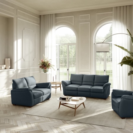 Sofa, Loveseat, and Recliner Living Room Set