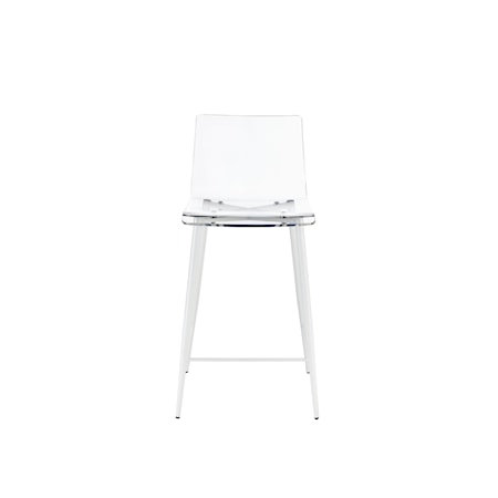 Acrylic Counter Height Stool