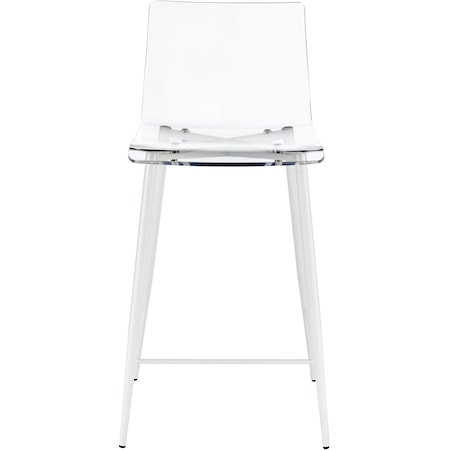 Acrylic Counter Height Stool