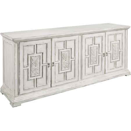 4-Door Entertainment Credenza