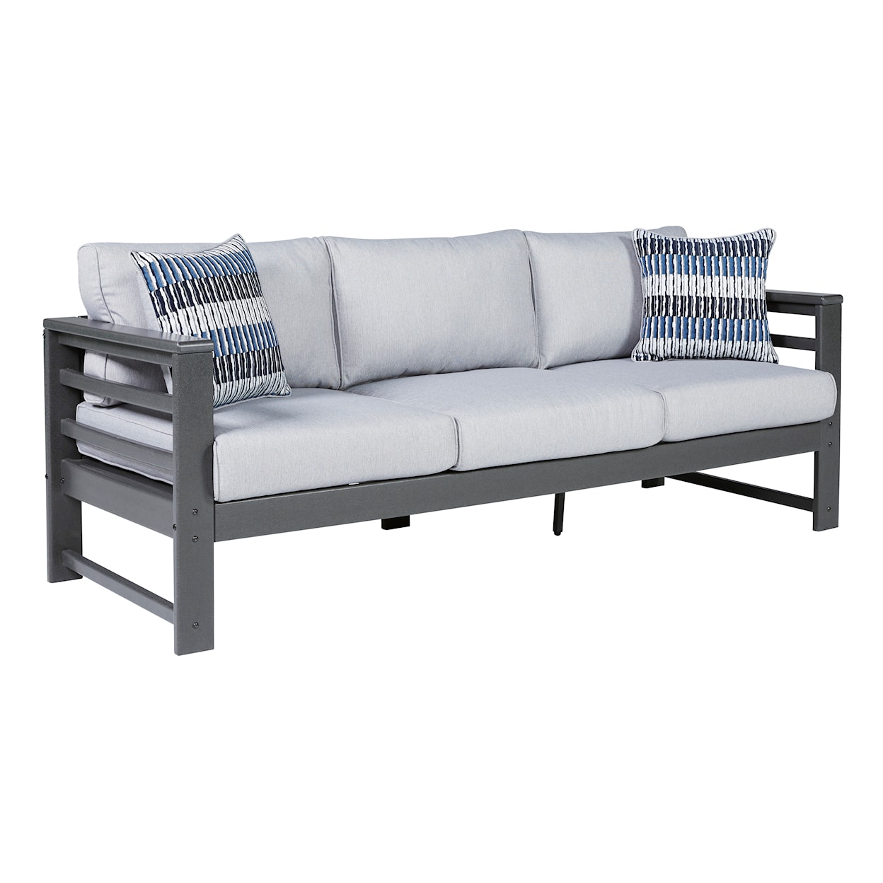 Signature Design by Ashley Amora Outdoor Sofa with Cushion