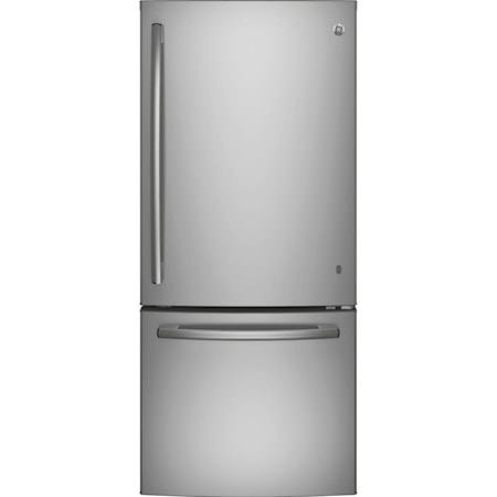 Ge(R) Energy Star(R) 21.0 Cu. Ft. Bottom-Freezer Refrigerator