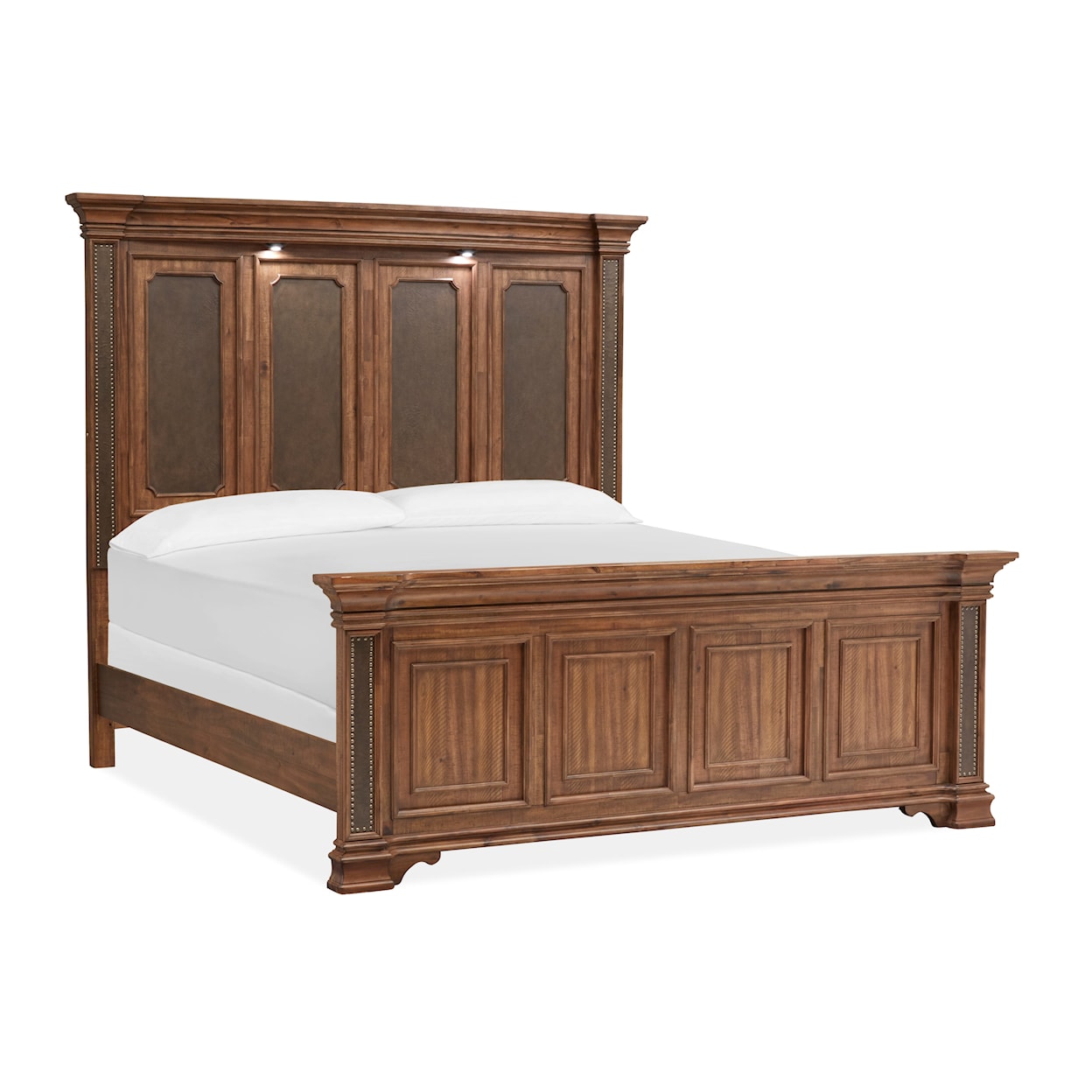 Magnussen Home Lariat Bedroom California King Panel Bed