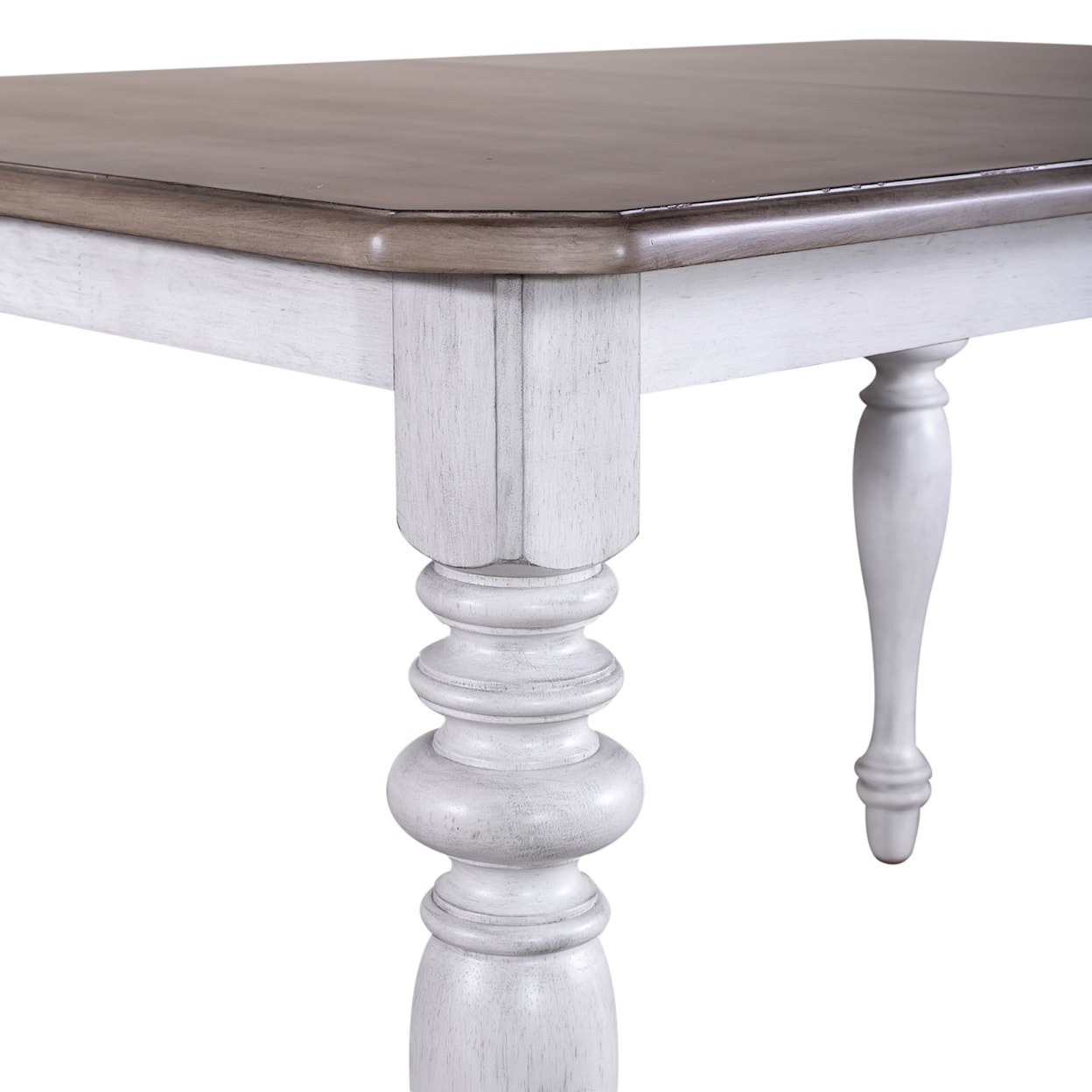 Liberty Furniture Ocean Isle 303w T3872 Farmhouse Rectangular Dining Table With Leaf Inserts