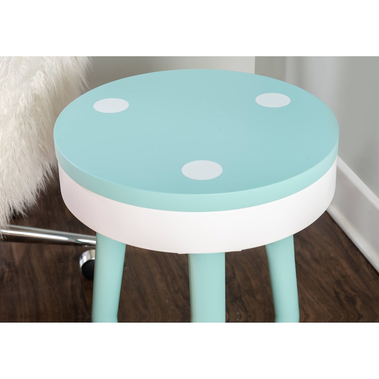 Powell Sherbert Youth Side Table