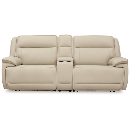 2-Piece Power Reclining Loveseat W/ Console