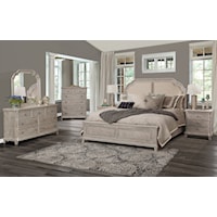 Cottage Queen 5-Piece Set with Upholstered Bed