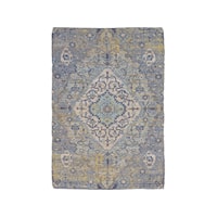 8' 6" x 11"6" Blue Rectangle Rug