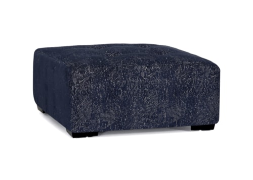 Transitional Square Accent Ottoman