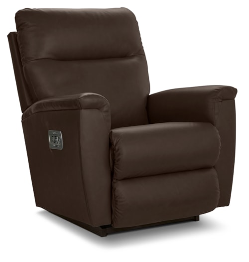 Casual Power Wall Recliner with Power Headrest & Lumbar