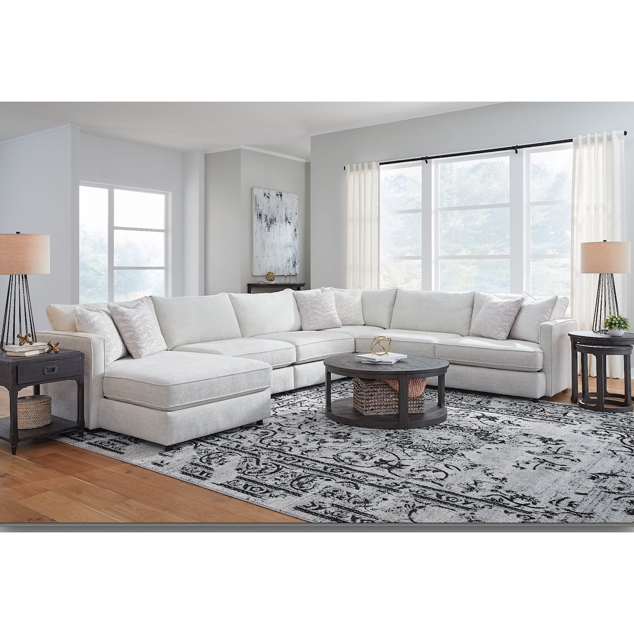 The Mix Finley 5-Seat Sectional Sofa