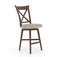 Traditional Customizable Swivel Stool